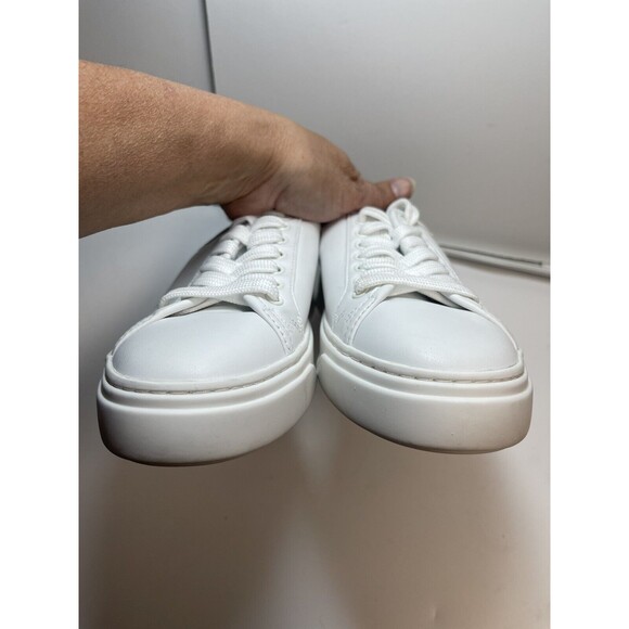 Stuart Weitzman Skater Mule Sneakers In White Sz 7 New - Picture 7 of 10